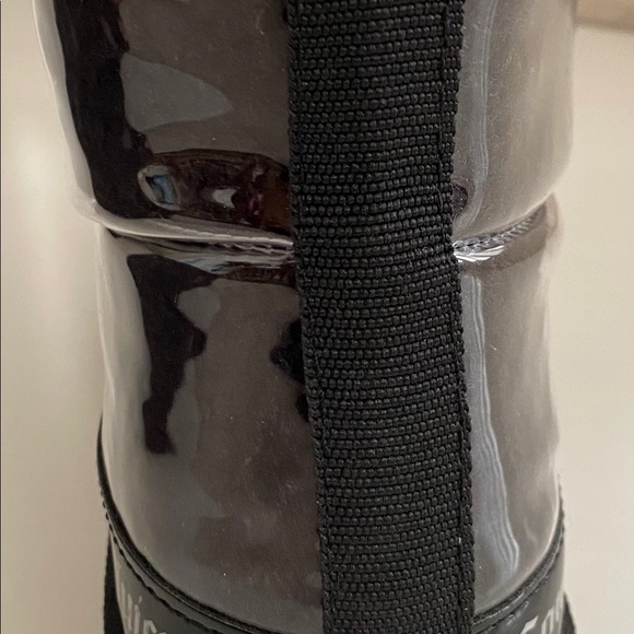 New Juicy Couture Klash Clear Black Boots - Picture 4 of 8